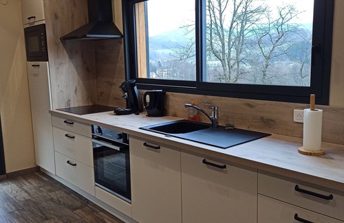 Ban-de-Laveline Ski Chalet | Le Nid Douillet : New chalet with breathtaking views, private JACUZZI and SAUNA