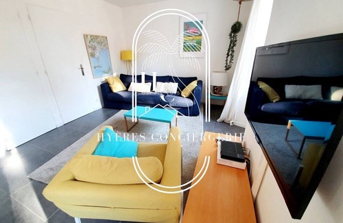 Giens Apartment | Le Petit Moulin - Giens - CLiM/WiFi/Parking