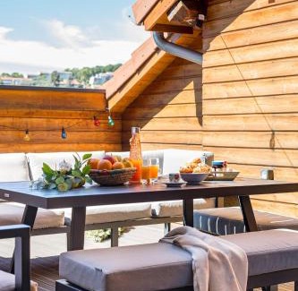 Jacquard - Prefecture Apartment | Le Rooftop Loft premium 3 chambres avec terrasse & parking en centre-ville de Saint-Étienne