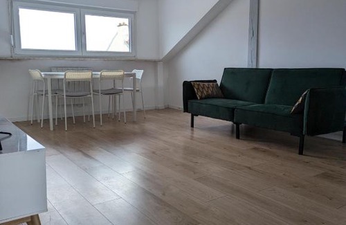 Mulhouse Apartment | Le Vauban - appartement 2 chambres, salon, cuisine équipée, parking et wifi gratuit
