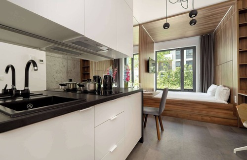 Fabryczna Apartment | Legnicka Cozy & Modern Studio in Wroclaw by Noclegi Renters