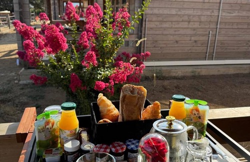 Occhiatana Apartment | 'Les Chalets De Tesa' with Mountain View, Wi-Fi and Air Conditioning