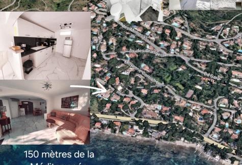 Plage de la Garonnette Apartment | Les Rosières Sainte Maxime-Golf de Saint Tropez, climatisée