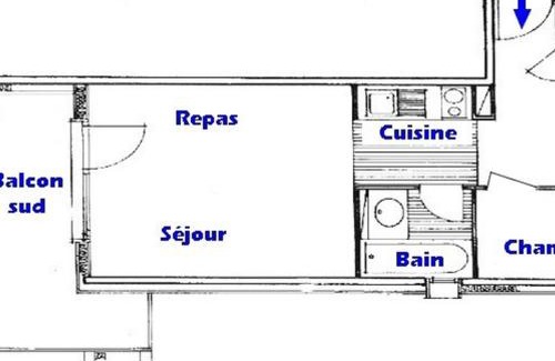 Les Saisies Apartment | Les Saisies - 2 pièces cabine pour 5 pers, animaux tolérés, tout équipé - FR-1-293-119