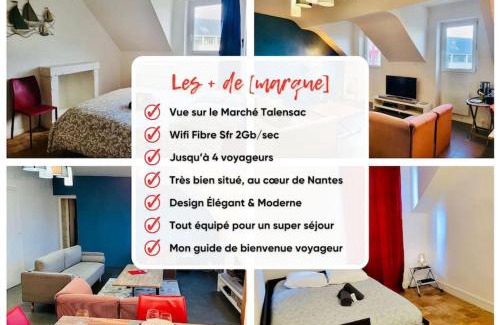 Talensac-Pont Morand Apartment | Les toits de Talensac - 4pers - Hypercentre
