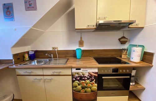 Wasserzell Apartment | Liebevoll eingerichtete FeWo mit großem Balkon für gemütliche Stunden