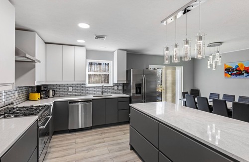 Pocono Summit House | Limited July Offer! Modern Getaway Home Hot Tub, Game Room, Hot Pit by Kalahari