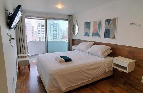 Liberdade Apartment | Lindo Flat Terraço Garagem Metrô Liberdade Paraíso