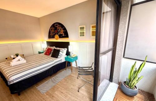 Paraiso Apartment | Lindo Studio com Jacuzzi e sacada a 50m Av Paulista