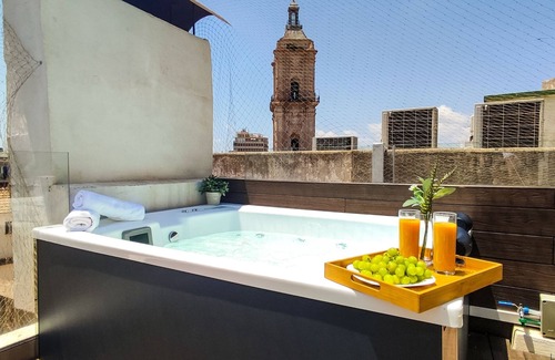 Centro Apartment | Living4malaga Skyline Rooftop Jacuzzi