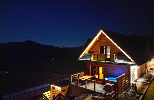 Lapsze Nizne Apartment | LK Mountain Residence segmenty z prywatnym jacuzzi i widokami na góry i jezioro