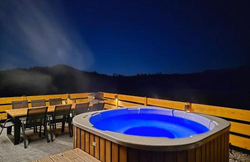 Lapsze Nizne Apartment | LK Mountain Residence segmenty z prywatnym jacuzzi i widokami na góry i jezioro