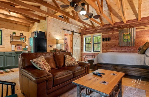 Eureka Springs Cabin | Located on a 10 acre wooded hillside