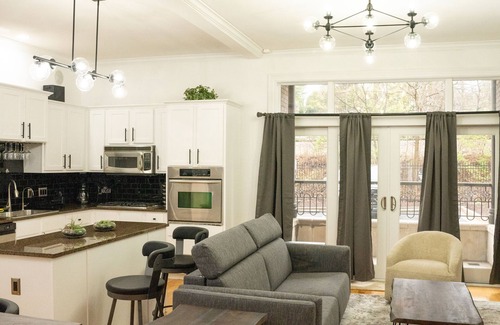 Fayetteville Condo | Located within the heart of the entertainment district! ADA ramp/parking on site