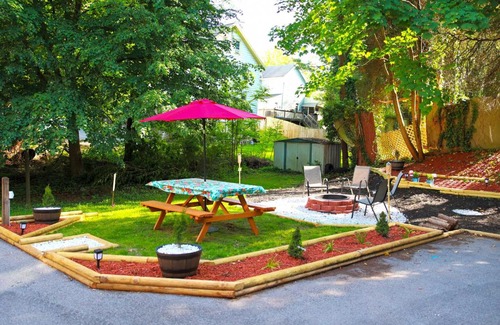 Farrandsville House | Lock Haven Home with Fire Pit - Walk to Main St