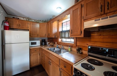 Eureka Springs Cabin | Log Cabin + Fire Pit + Trails + Porch Swing