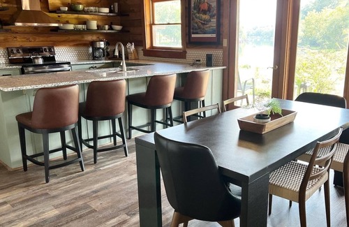 Heber Springs Cabin | Log Cabin with the Best Views of the Little Red River