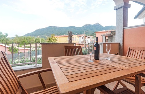 Torpe Apartment | Look forward to a beautiful view of the countryside in this vacation home!