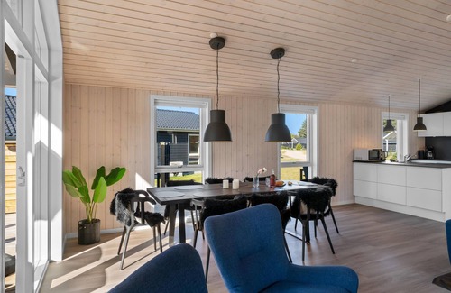 Nykøbing House | Look forward to a fantastic sandy beach near this inviting house with a large terrace.