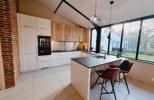 Arneke House | Louez une Maison de Maître pour 11 Pers. à Arneke - Jardin, WiFi et Proche Commerces - FR-1-510-219