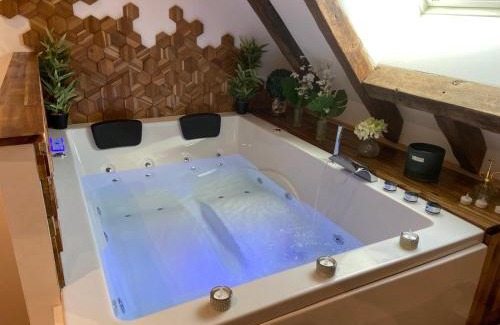 Bourges Apartment | Love Room pour une escapade romantique avec Spa privatif