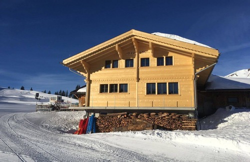 Lenk Apartment | Lovely apartment for 10 guests with TV and balcony