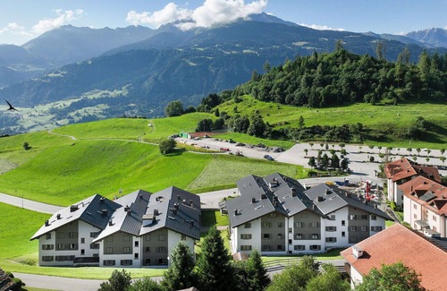 Falera Apartment | Lovely apartment for 4 people with pool, WIFI, TV, patio, pets allowed and panoramic view