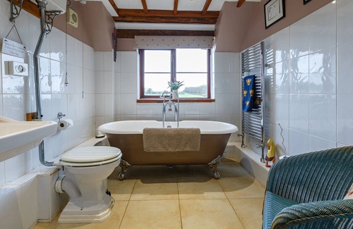 Reepham House | Lovely barn for celebrations; huge vaulted barn room, log burner, hot tub.