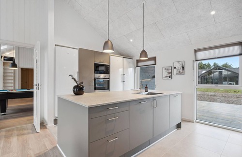 Houstrup House | Lovely home in Nørre Nebel with sauna