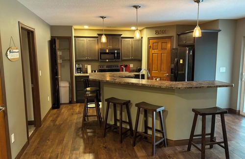 Manchester House | Lovely Lakeside Home: Perfect Retreat at Enriched Cabins & Resort on Lake Delhi