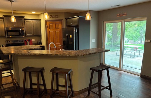 Manchester House | Lovely Lakeside Home: Perfect Retreat at Enriched Cabins & Resort on Lake Delhi