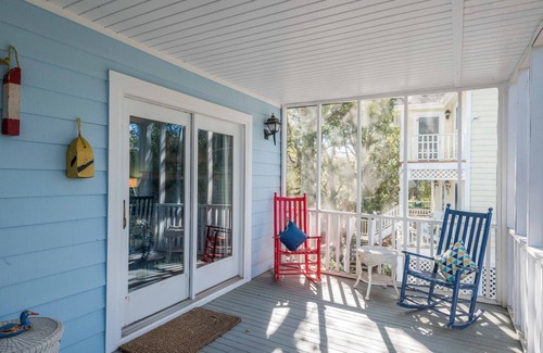 Pelican Bay House | Lovely Wild Dunes home with golf cart and pool access - one block to the beach