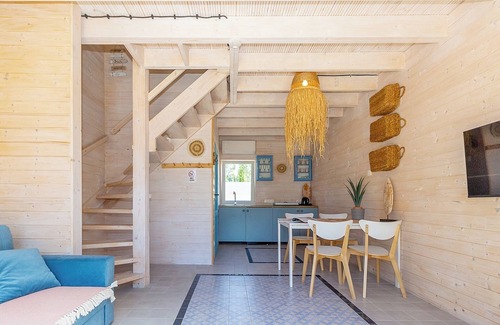 Mielno Cabin | Lulu Holiday Resort -Domki z podgrzewanym basenem. Mielno ul. Klonowa 2A