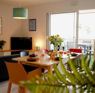 Mimizan Apartment | Lumimizan- Spacieux, grand balcon, wifi, lac et plage