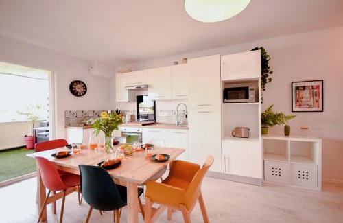 Mimizan Apartment | Lumimizan- Spacieux, grand balcon, wifi, lac et plage