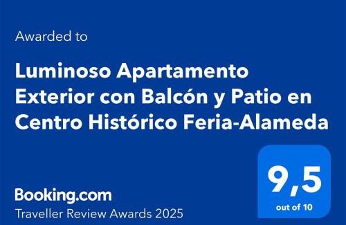 San Gil Apartment | Luminoso Apartamento Exterior con Balcón y Patio en Centro Histórico Feria-Alameda