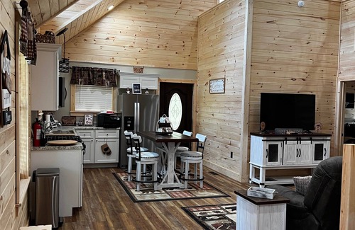 White Pine Cabin | Lured Away at Lester's Lake Cabins