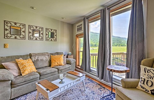 Wildwood Apartment | Lush Condo with Deck and Hang Gliding On-Site!