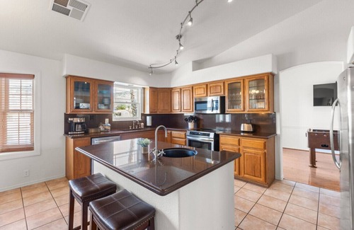 Arrowhead Lakes House | Lux Lake House | Dock, Boat, Pool & Game Room. 15 min to Cardinals State Farm Stadium!