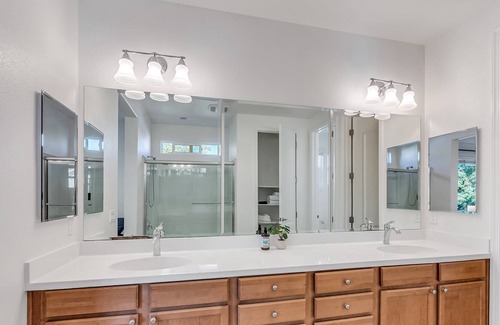 Berryessa House | Lux Primary Suite w/ Private BA