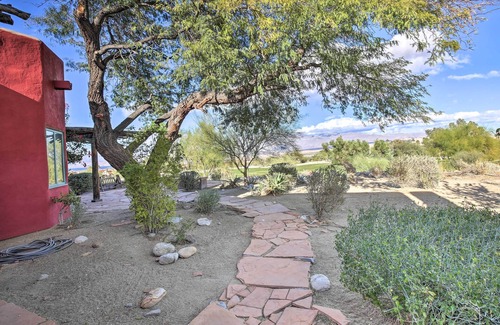 Borrego Springs House | Luxe Adobe Retreat w/Mountain & Golf Course Views