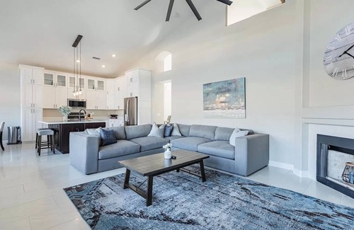 Arrowhead Lakes House | Luxe Lakefront Home w/Pool, Hot Tub, & Boat Dock!