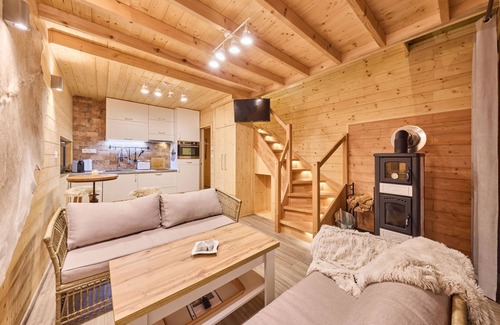 Mlade Buky House | Luxe Timber Lodge & Yoga Loft by Interhome