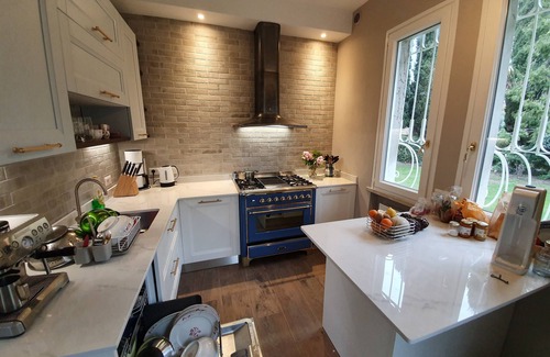 Gardone Riviera Villa | Luxurious Villa in Gardone Riviera with Splendid Garden, 180° Lake View, Office