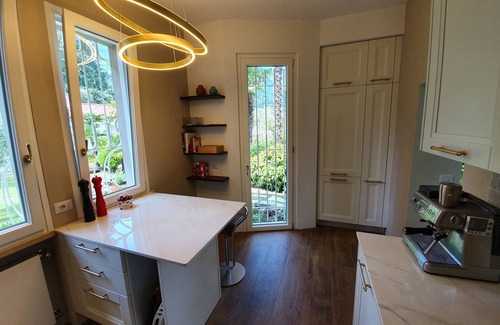 Gardone Riviera Villa | Luxurious Villa in Gardone Riviera with Splendid Garden, 180° Lake View, Office