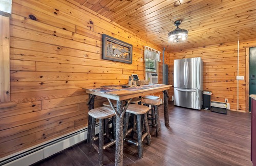 Luzerne Cabin | Luxury Cabin with Hot Tub! On Private 10 Acres, Hiking and ATV Trails