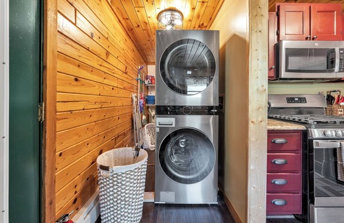 Luzerne Cabin | Luxury Cabin with Hot Tub! On Private 10 Acres, Hiking and ATV Trails