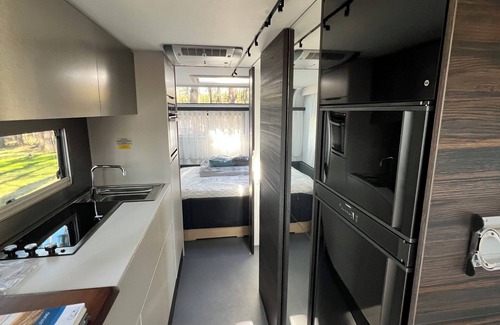 Luetow House | Luxury caravan 4 with whirlpool directly on the Achterwasser -holiday homes island Usedom