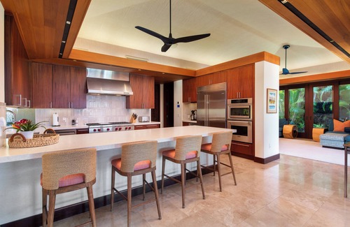 Kaupulehu House | Luxury Estate at Hualalai Resort -Sweeping Ocean and Golf Course Views