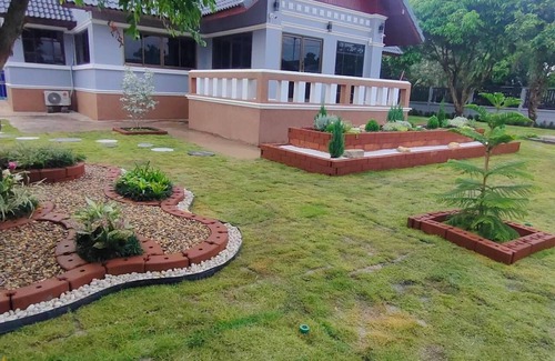 Kantharalak House | Luxury Family Villa with AC in Sisaket with Pool table, Bar & Camping Area